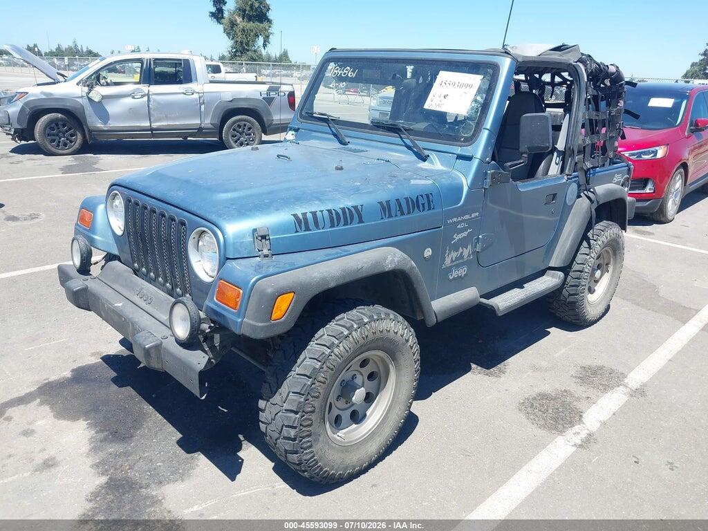 1J4FY19S2XP408671 1999 JEEP WRANGLER photo no. 2