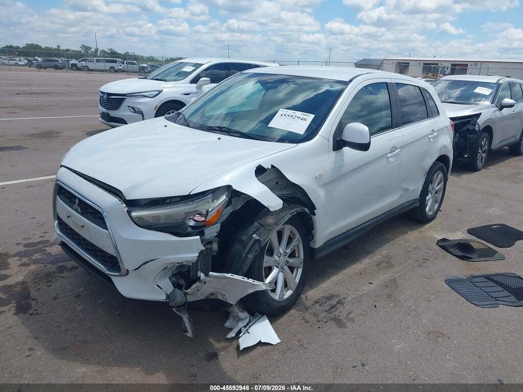 4A4AR4AU4FE016192 2015 MITSUBISHI OUTLANDER SPORT photo no. 2