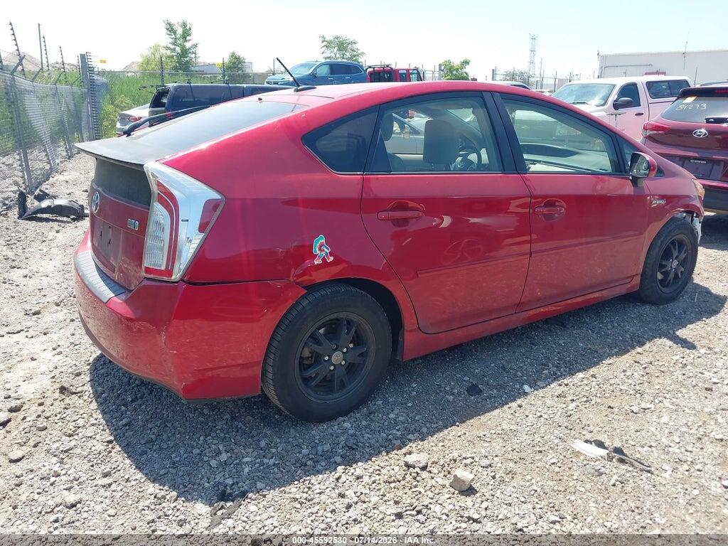 JTDKN3DU6C5433371 2012 TOYOTA PRIUS photo no. 4