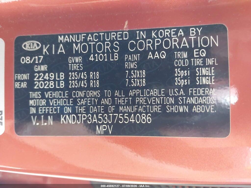KNDJP3A53J7554086 2018 KIA SOUL photo no. 9