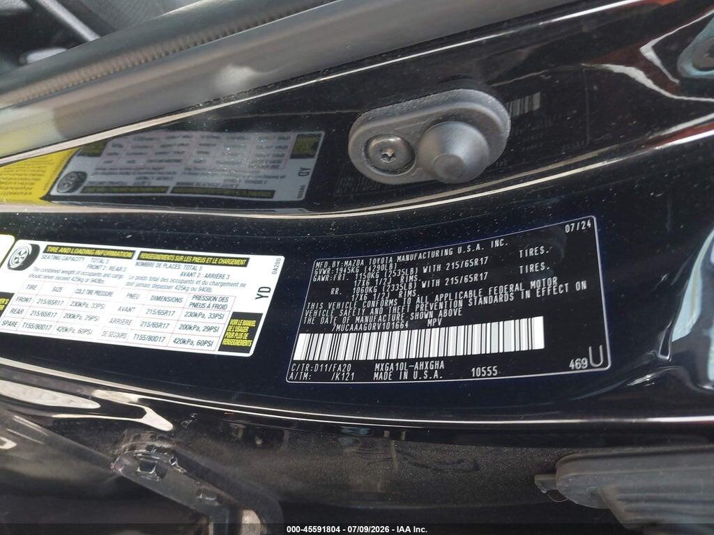 7MUCAAAG0RV101664 2024 TOYOTA COROLLA CROSS photo no. 9