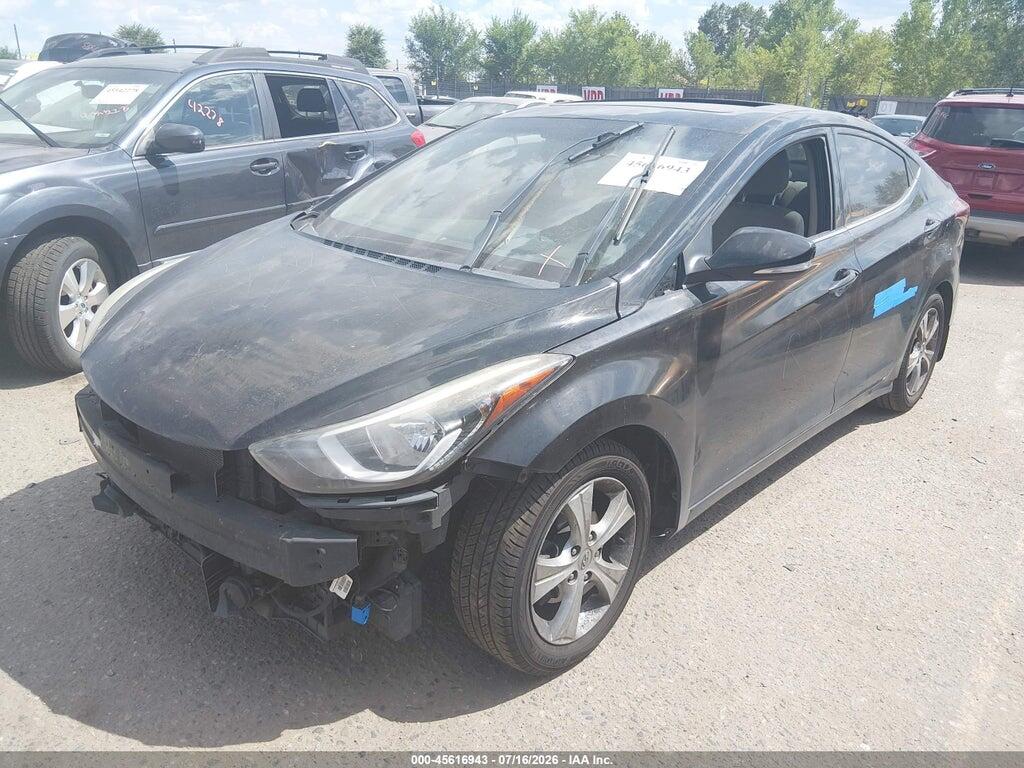 5NPDH4AE2GH674031 2016 HYUNDAI ELANTRA photo no. 2