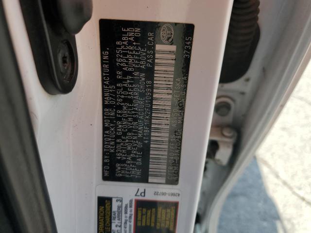 4T1BF1FK2FU109918 2015 TOYOTA CAMRY photo no. 12