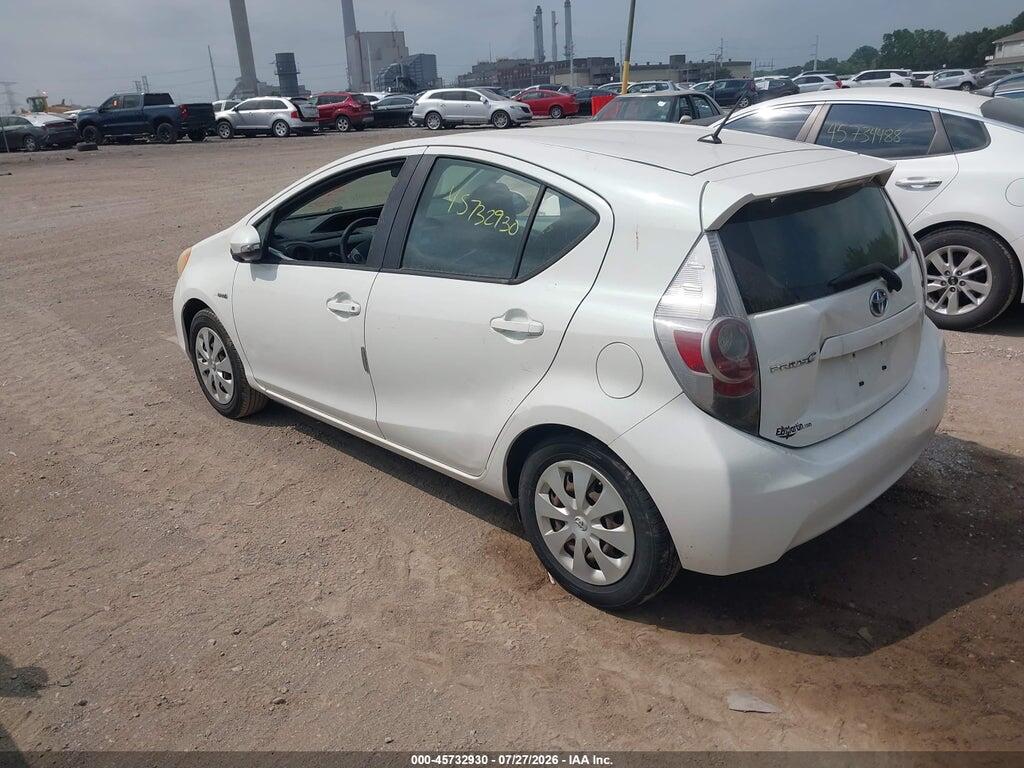 JTDKDTB36C1506307 2012 TOYOTA PRIUS C photo no. 3
