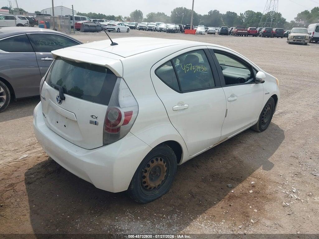 JTDKDTB36C1506307 2012 TOYOTA PRIUS C photo no. 4