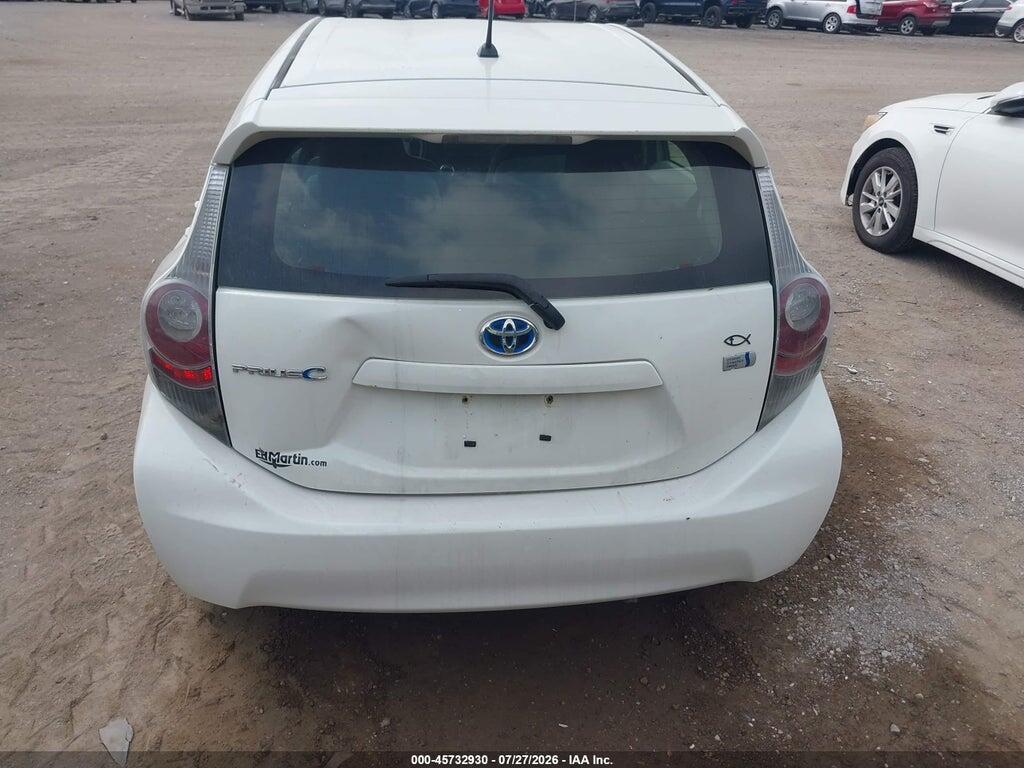 JTDKDTB36C1506307 2012 TOYOTA PRIUS C photo no. 6