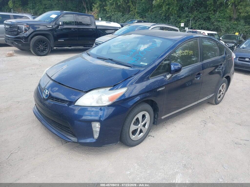 JTDKN3DU0C1492116 2012 TOYOTA PRIUS photo no. 2