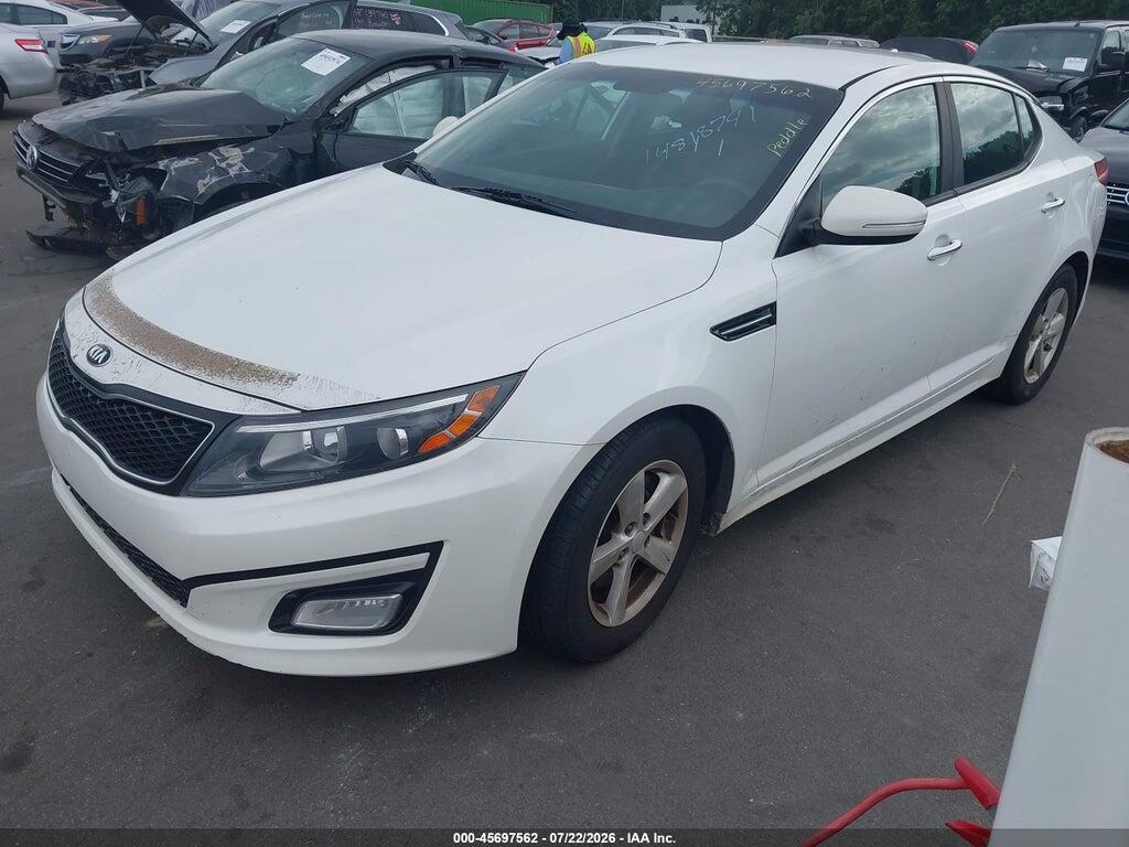 KNAGM4A75F5557047 2015 KIA OPTIMA photo no. 2