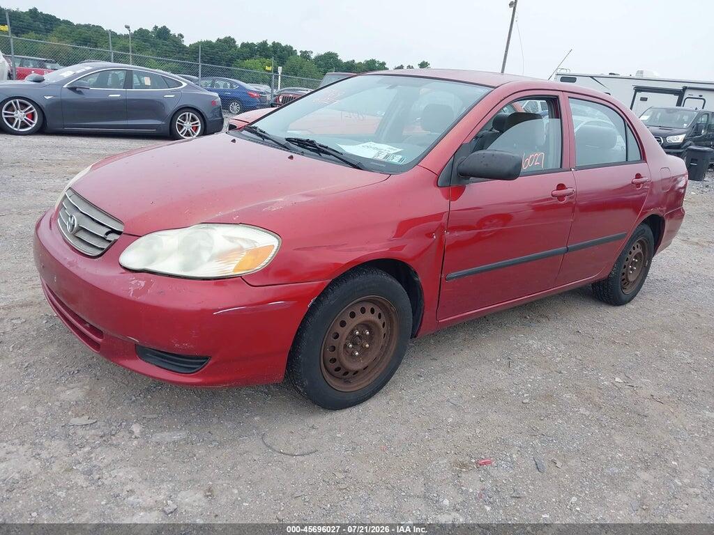 2T1BR32E44C242455 2004 TOYOTA COROLLA photo no. 2