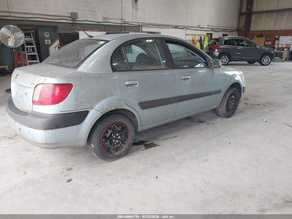 KNADE123076191455 2007 KIA RIO photo no. 4