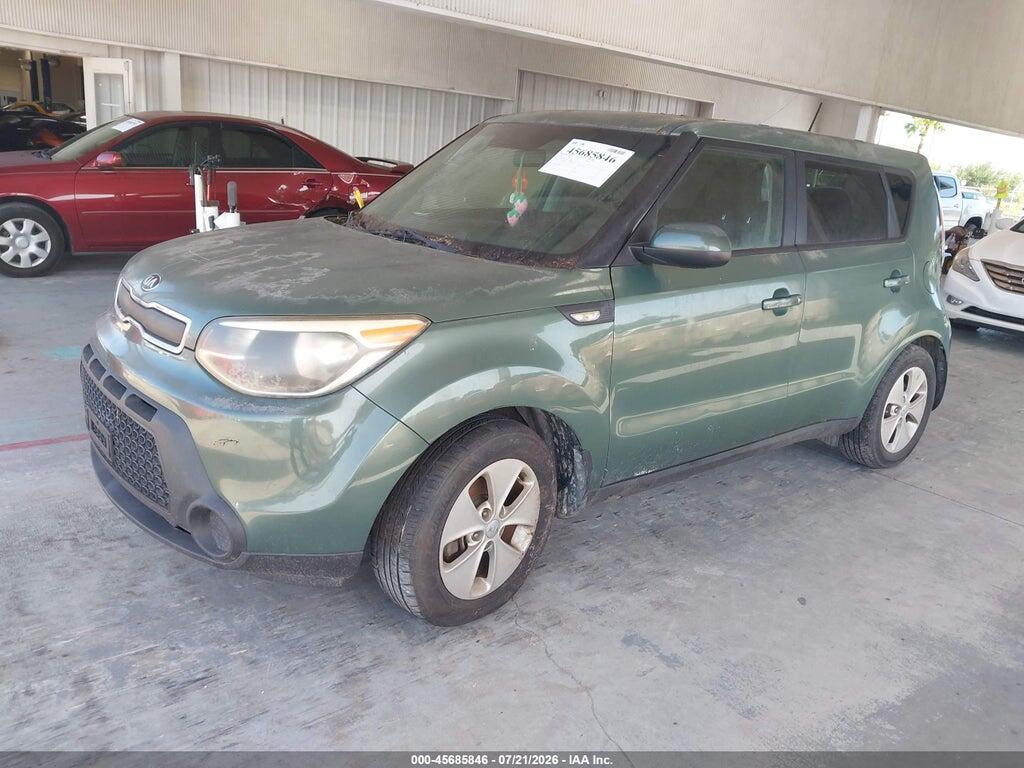 KNDJN2A28E7032808 2014 KIA SOUL photo no. 2