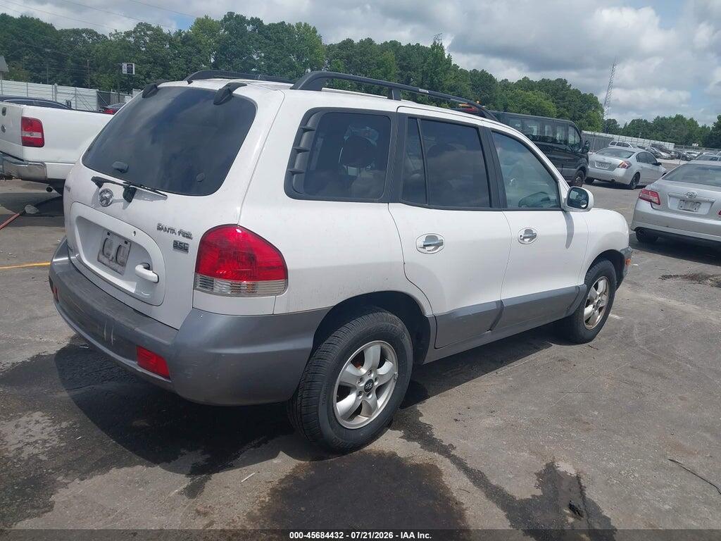 KM8SC13E06U044994 2006 HYUNDAI SANTA FE photo no. 4