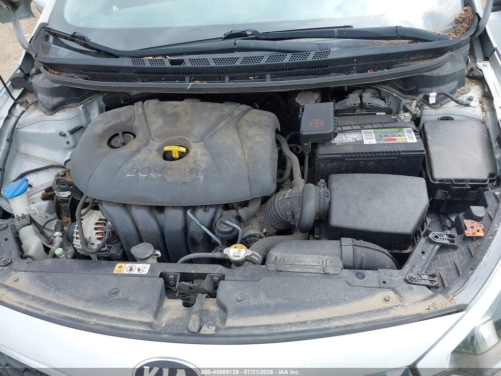 KNAFK4A63G5527412 2016 KIA FORTE photo no. 10