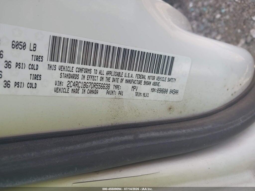 2C4RC1BG7DR556638 2013 CHRYSLER TOWN & COUNTRY photo no. 9