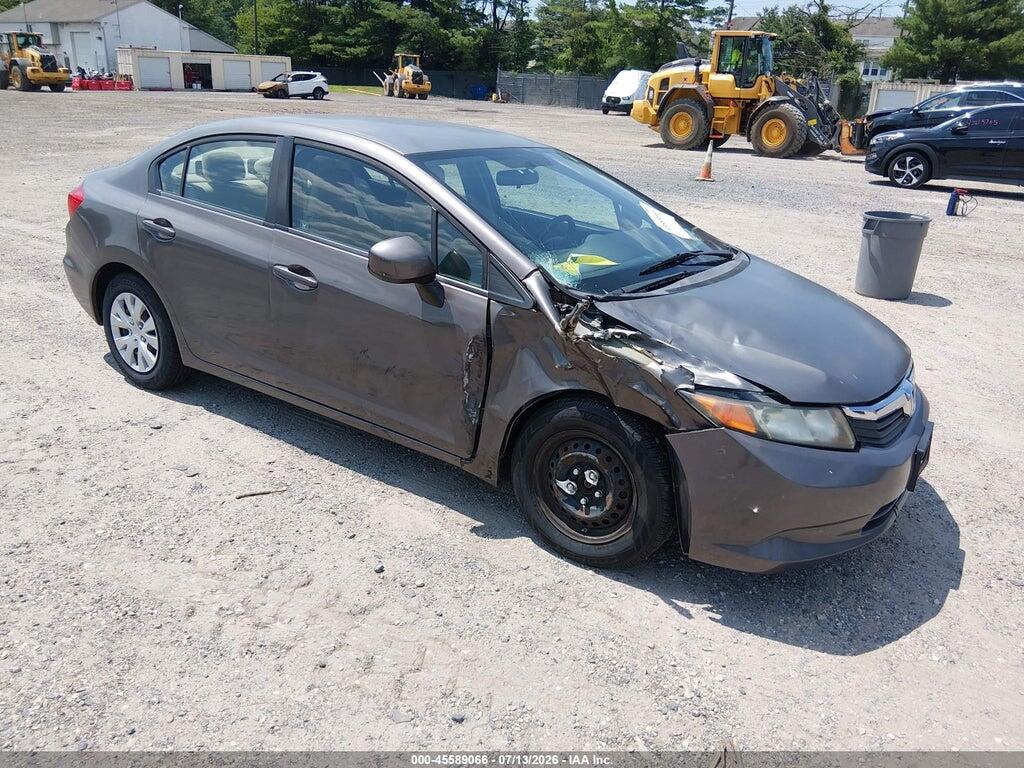 2HGFB2F55CH564716 2012 HONDA CIVIC photo no. 1