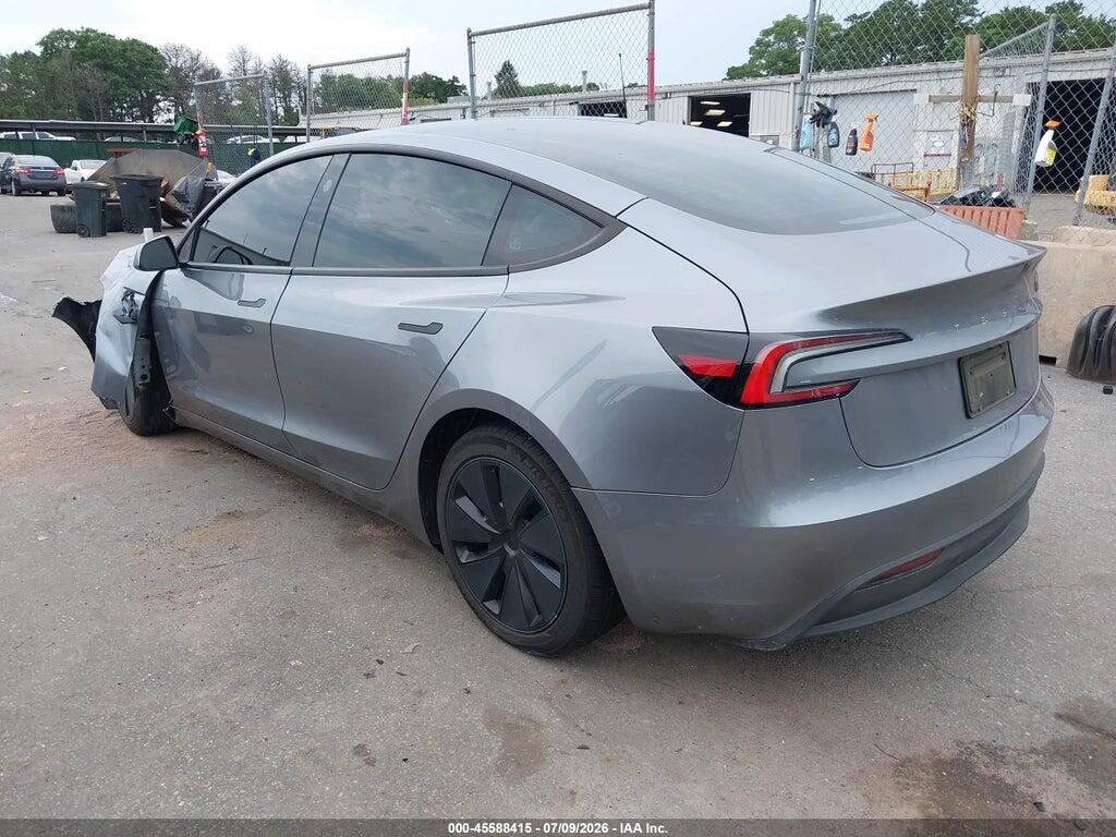 5YJ3E1EA9SF063592 2025 TESLA MODEL 3 photo no. 3