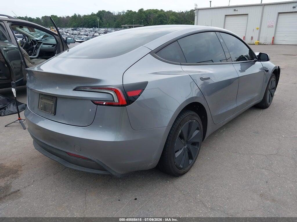 5YJ3E1EA9SF063592 2025 TESLA MODEL 3 photo no. 4