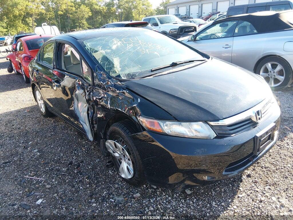 19XFB2F52CE007059 2012 HONDA CIVIC photo no. 1