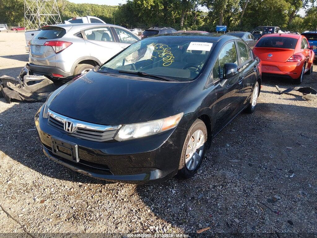 19XFB2F52CE007059 2012 HONDA CIVIC photo no. 2