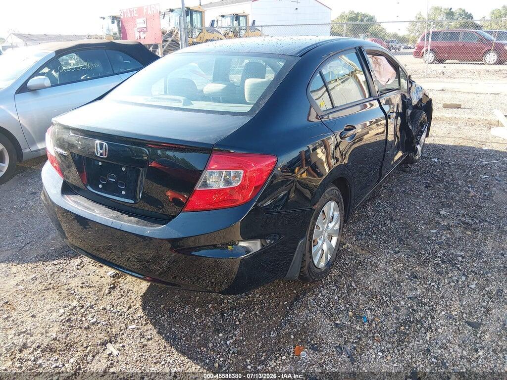 19XFB2F52CE007059 2012 HONDA CIVIC photo no. 4