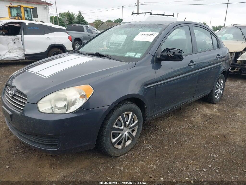 KMHCN4AC0AU493487 2010 HYUNDAI ACCENT photo no. 2