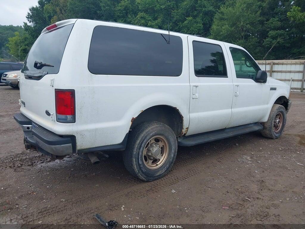 1FMNU41L21EB12910 2001 FORD EXCURSION photo no. 4