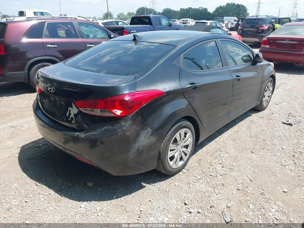 5NPDH4AE8CH107915 2012 HYUNDAI ELANTRA photo no. 4
