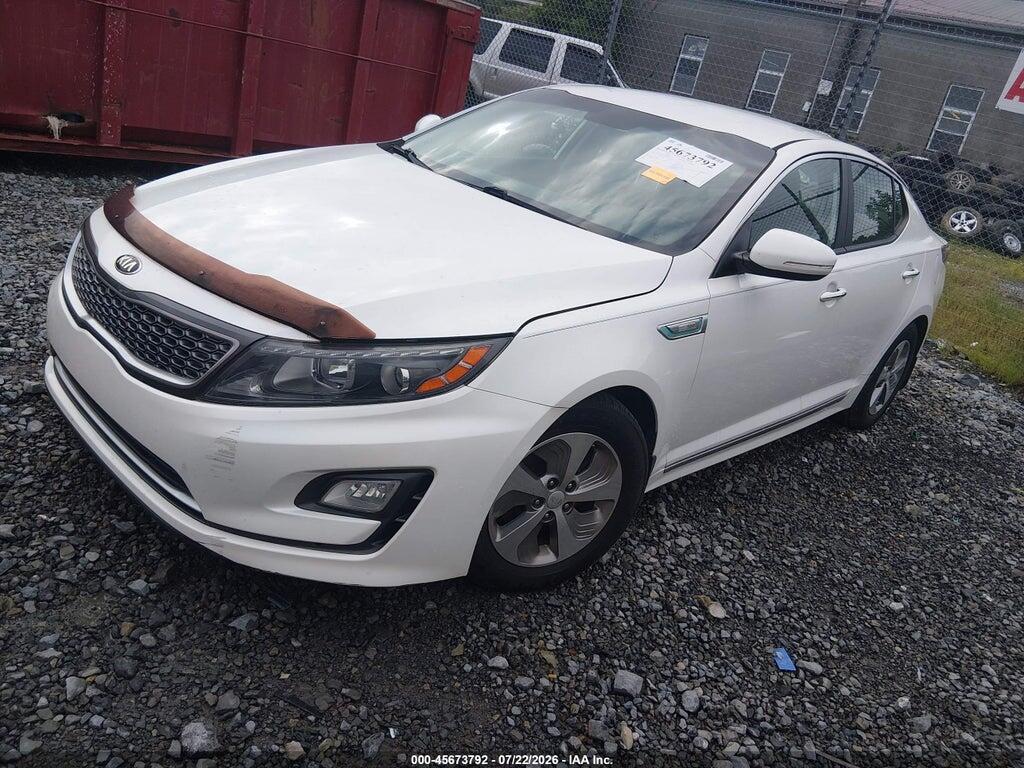 KNAGM4ADXF5089595 2015 KIA OPTIMA HYBRID photo no. 2