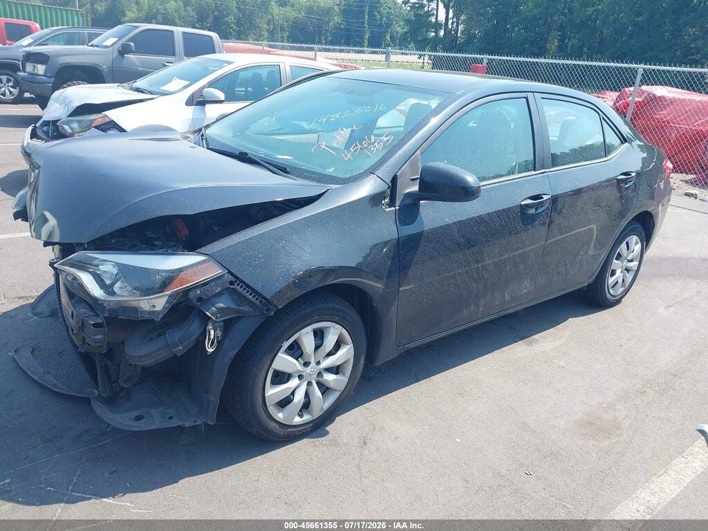 2T1BURHEXFC357637 2015 TOYOTA COROLLA photo no. 2