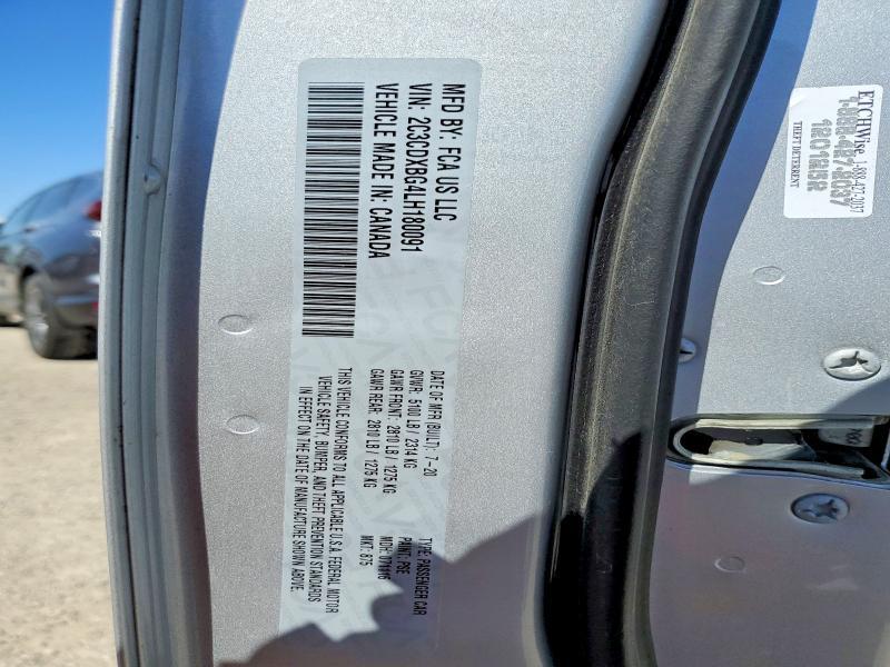 2C3CDXBG4LH180091 2020 DODGE CHARGER photo no. 12