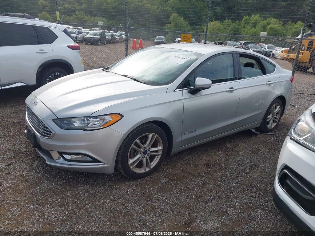 3FA6P0LU4JR111954 2018 FORD FUSION HYBRID photo no. 2