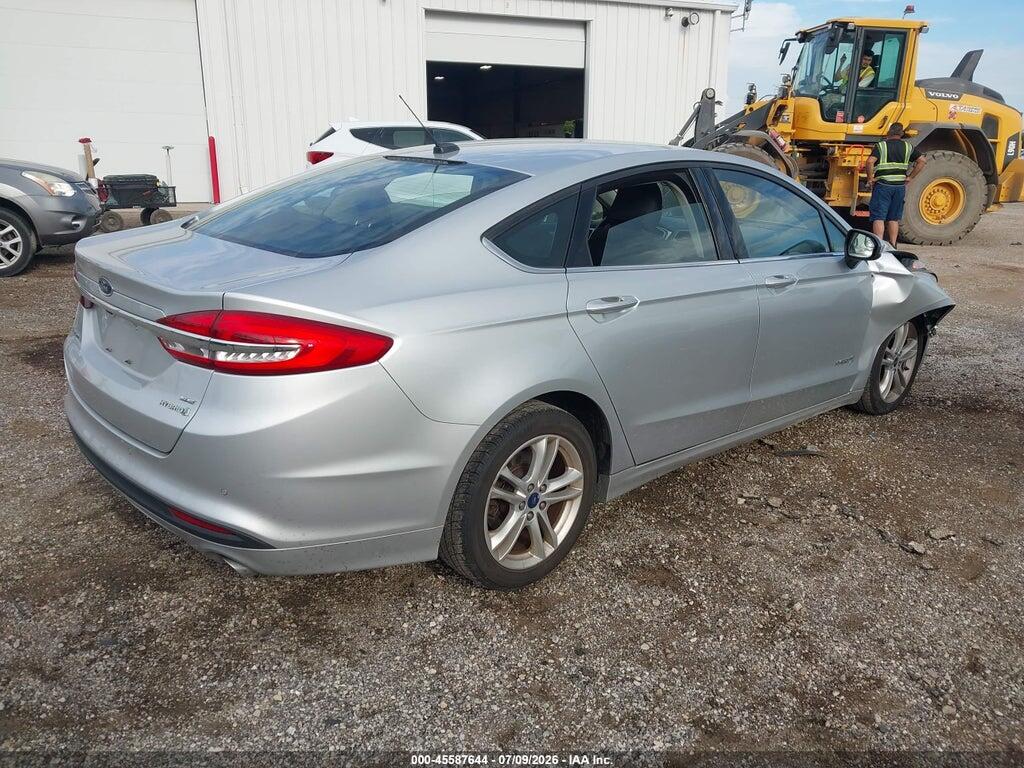 3FA6P0LU4JR111954 2018 FORD FUSION HYBRID photo no. 4