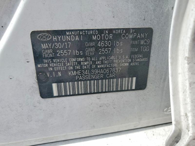 2017 HYUNDAI SONATA HYBRID LIMITED — Фото 12 из 12