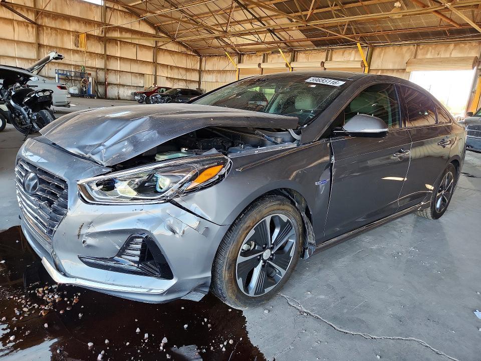 KMHE34L30KA085148 2019 HYUNDAI SONATA HYBRID photo no. 1