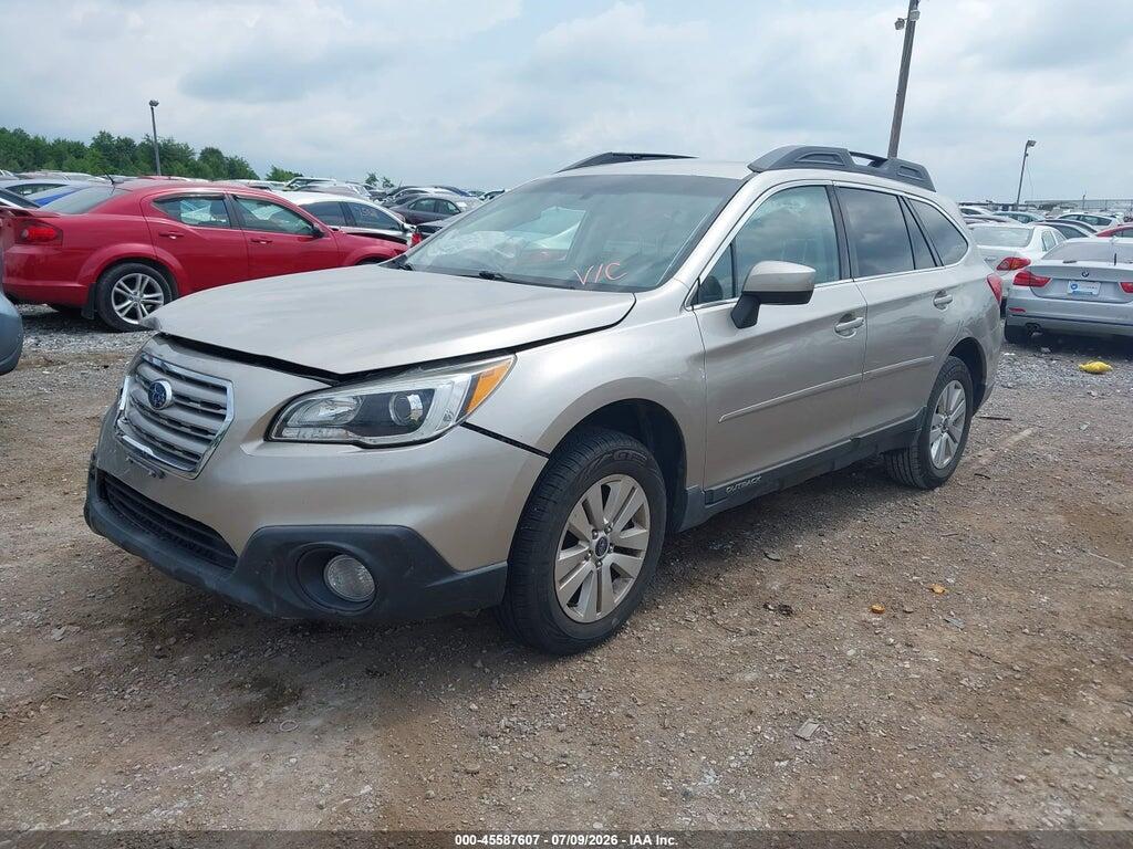 4S4BSACC2H3301664 2017 SUBARU OUTBACK photo no. 2