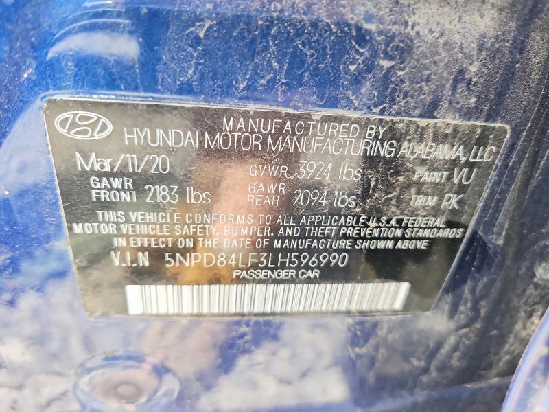2020 HYUNDAI ELANTRA SEL — Фото 12 из 12