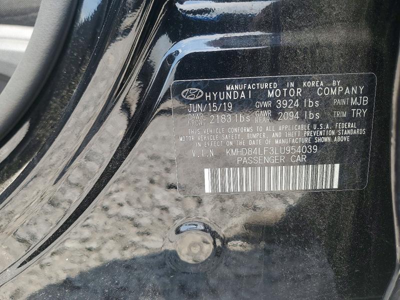 KMHD84LF3LU954039 2020 HYUNDAI ELANTRA photo no. 12