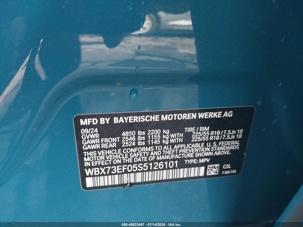 WBX73EF05S5126101 2025 BMW X1 photo no. 9