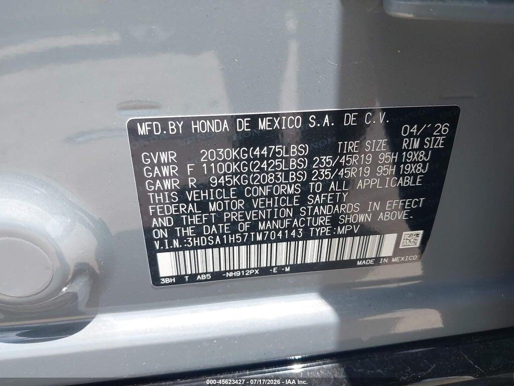 3HDSA1H57TM704143 2026 ACURA ADX photo no. 9