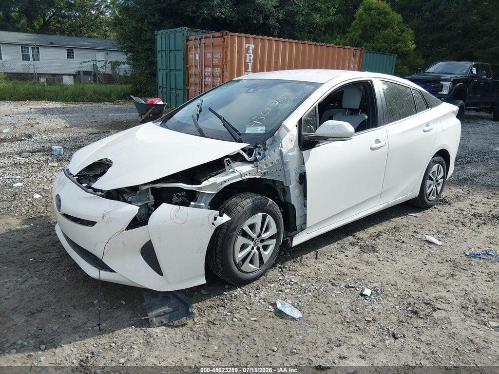 JTDKARFUXH3054212 2017 TOYOTA PRIUS photo no. 2