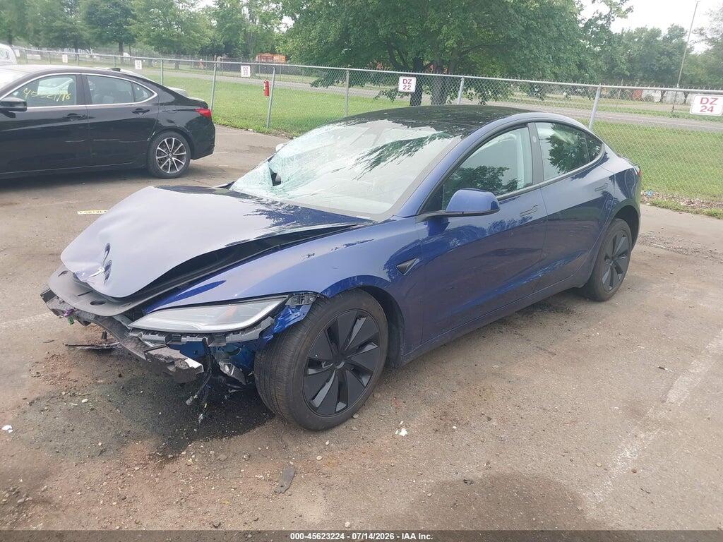 5YJ3E1EB3SF914603 2025 TESLA MODEL 3 photo no. 2