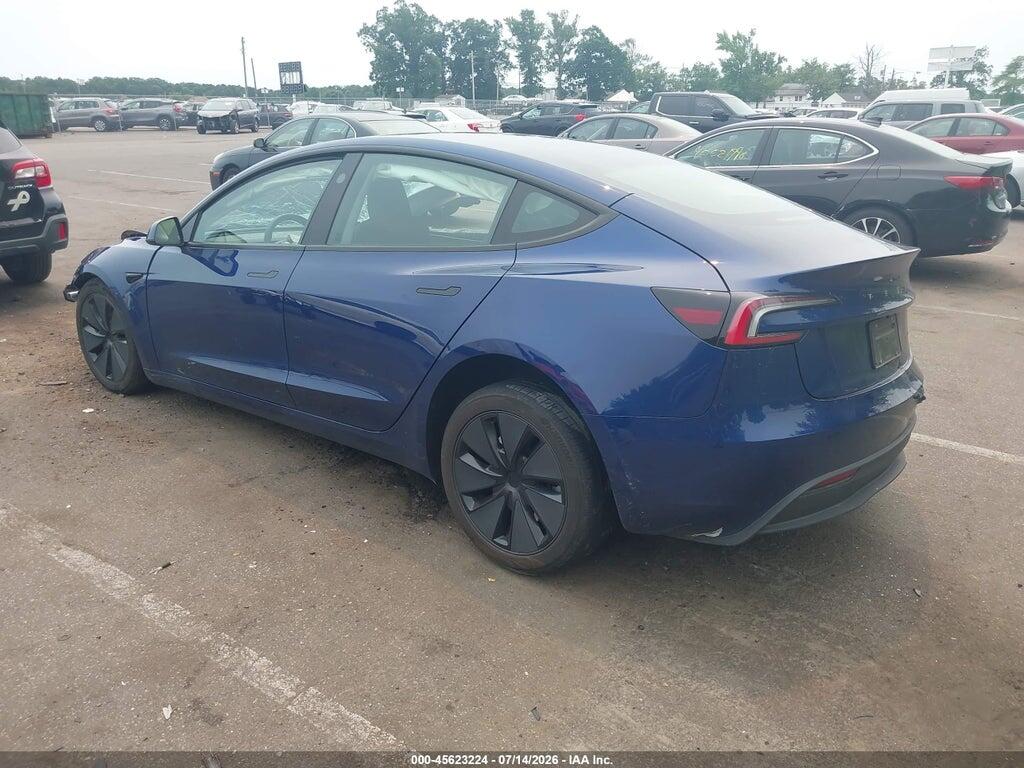 5YJ3E1EB3SF914603 2025 TESLA MODEL 3 photo no. 3