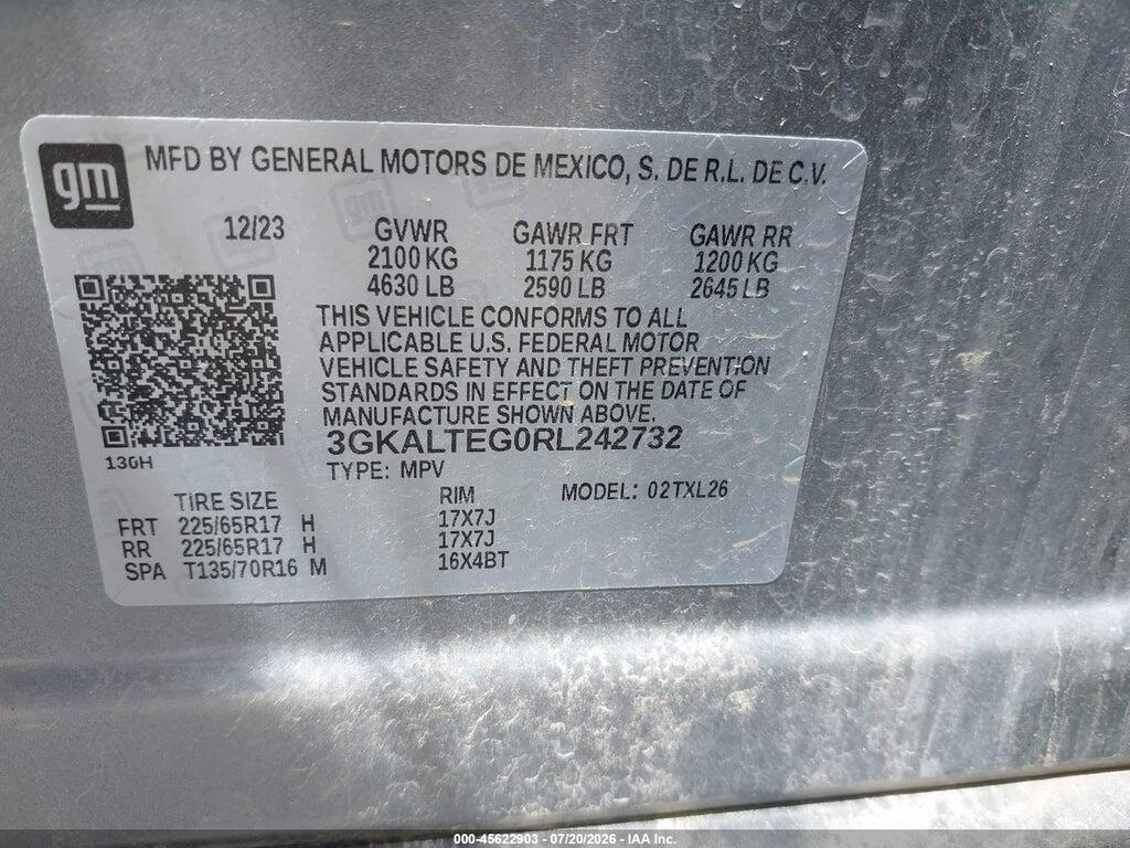 3GKALTEG0RL242732 2024 GMC TERRAIN photo no. 9