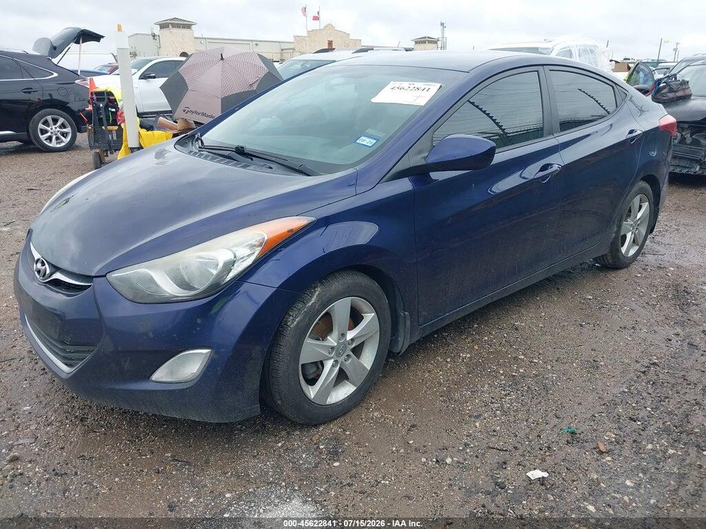 5NPDH4AE5DH302355 2013 HYUNDAI ELANTRA photo no. 2