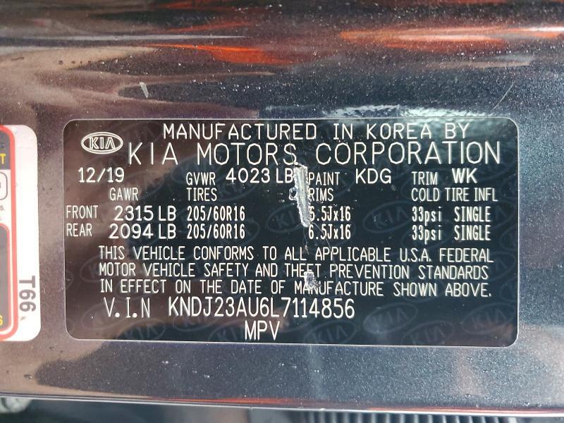 2020 KIA SOUL S — Фото 12 из 12