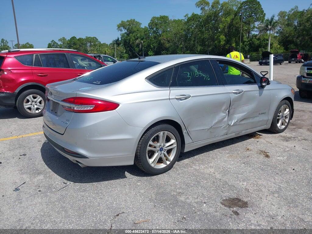 3FA6P0LU0JR226907 2018 FORD FUSION HYBRID photo no. 4