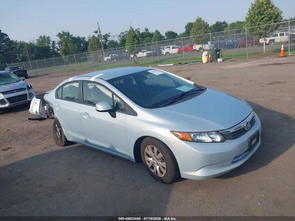 19XFB2F52CE072493 2012 HONDA CIVIC photo no. 1
