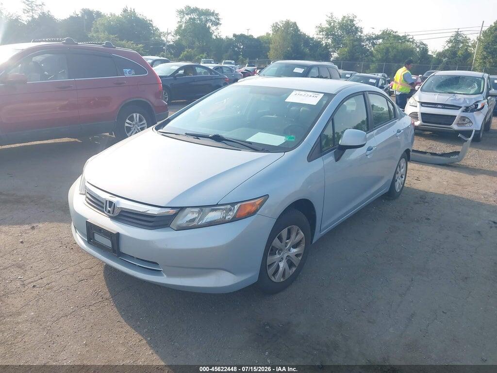 19XFB2F52CE072493 2012 HONDA CIVIC photo no. 2