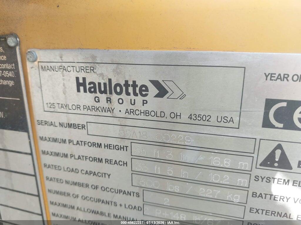 000000055A1800229 2018 HAULOTTE 4527A TOWABLE LIFT photo no. 9