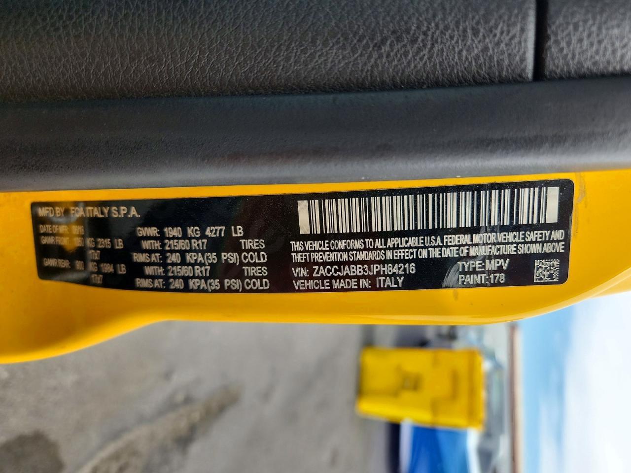 2018 JEEP RENEGADE LATITUDE — Фото 13 из 13